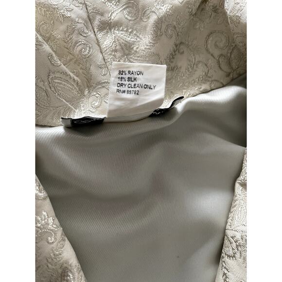 Natori Private Luxuries Sz L Velvet Robe Black Silk Maxi Luxury Elegant Glam - Picture 16 of 16